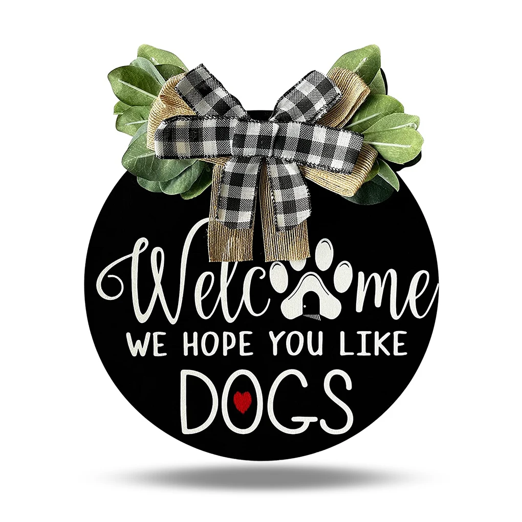 

Деревянная подвесная круглая табличка для дома, торгового центра