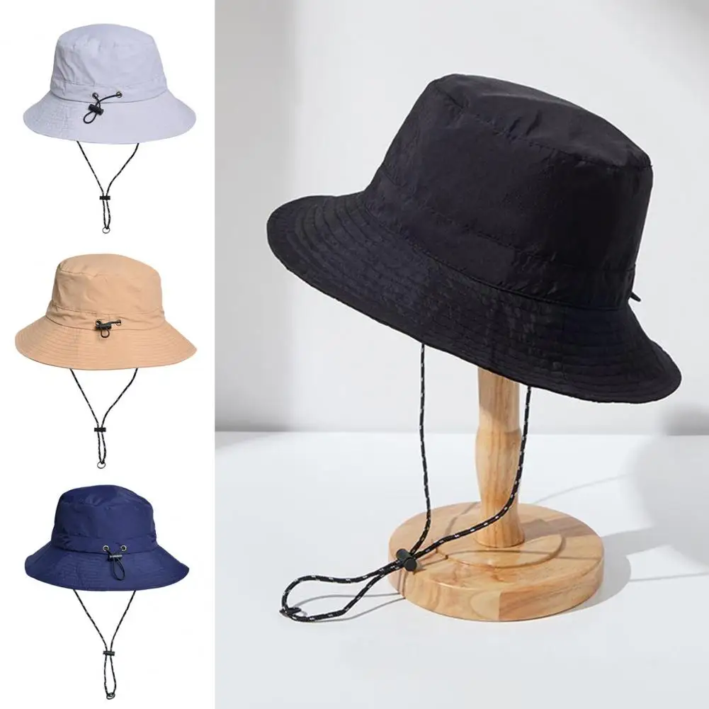 

Outdoor Sun Hat Premium Foldable Fisherman Hat for Outdoor Sun Protection Windproof Camping Unisex Wide Brim Cap with Fixed