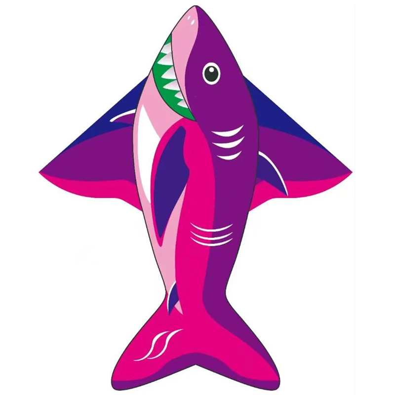 Новые воздушные змеи летающие акулы для взрослых катушки обычные красочные