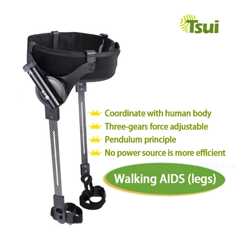 Помощь при ходьбе, бионический инструмент для ходьбы, движение при ходьбе, гемиплегия, ходунки, реабилитация и тренировка ног