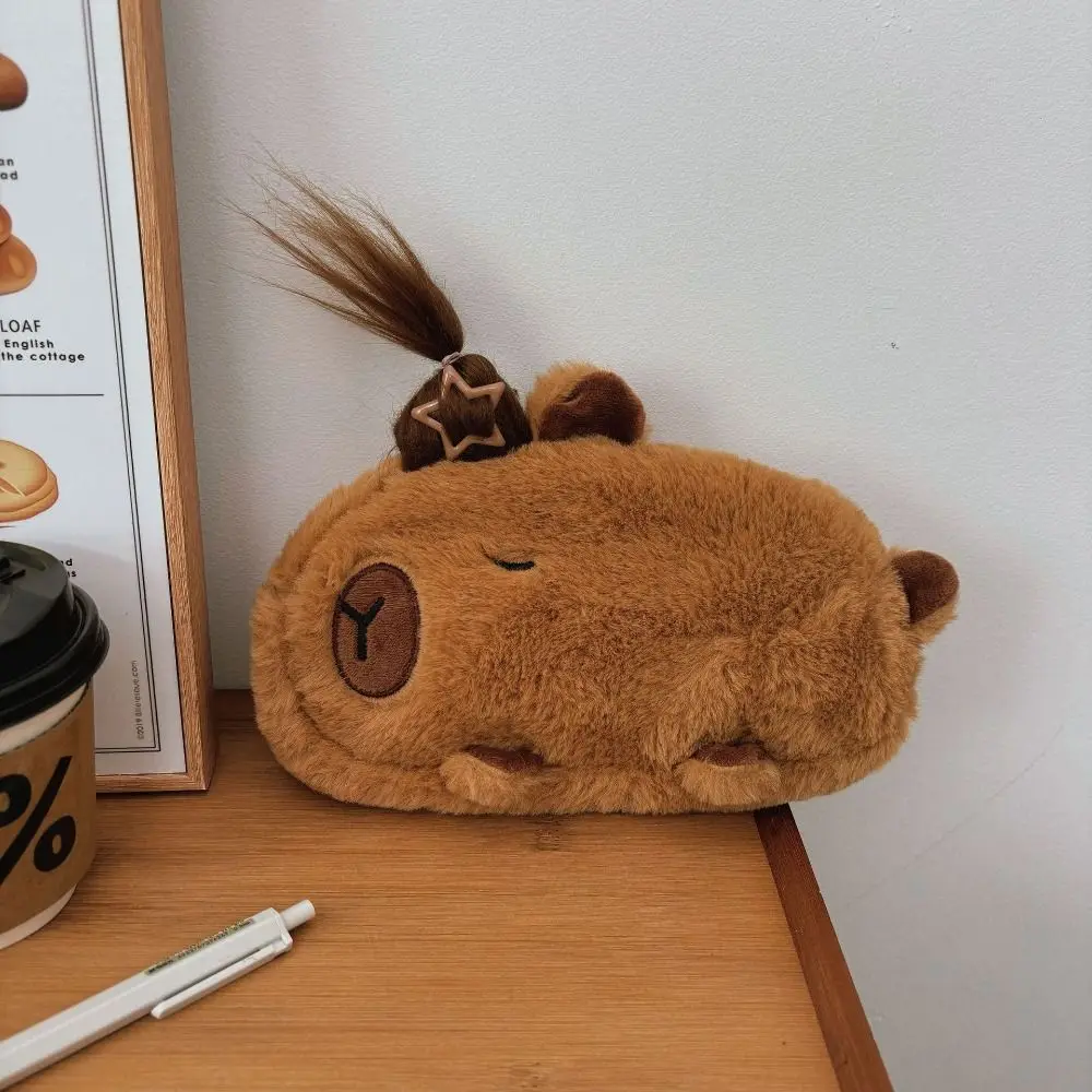 Держатель для ручек Capybara сумка канцелярских принадлежностей хранения афро-волос