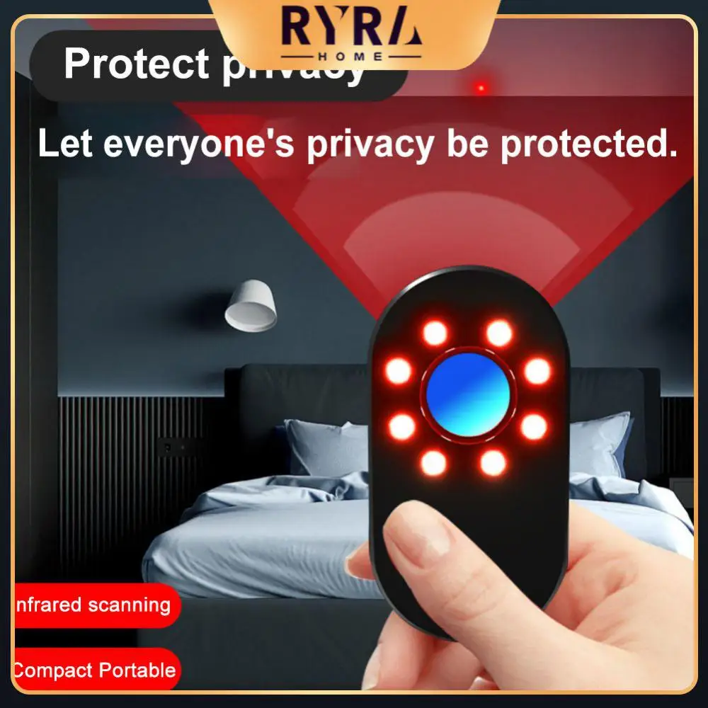 

Black Detector Anti-peeping Detector Continuous Detection Mini Multifunctional Infrared Detector Protect Privacy Camera Detector