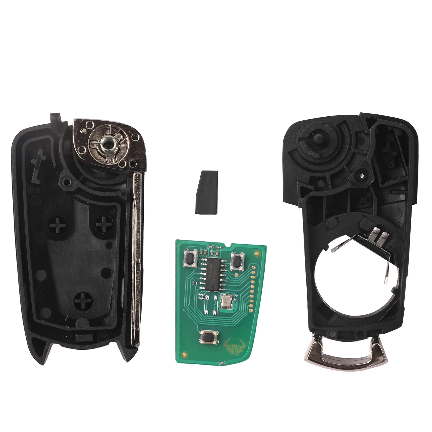 Jingyuqin 433 МГц ASK Складной Удаленный Автомобильный Ключ ID46 Чип Для Chevrolet Captiva Opel Antara