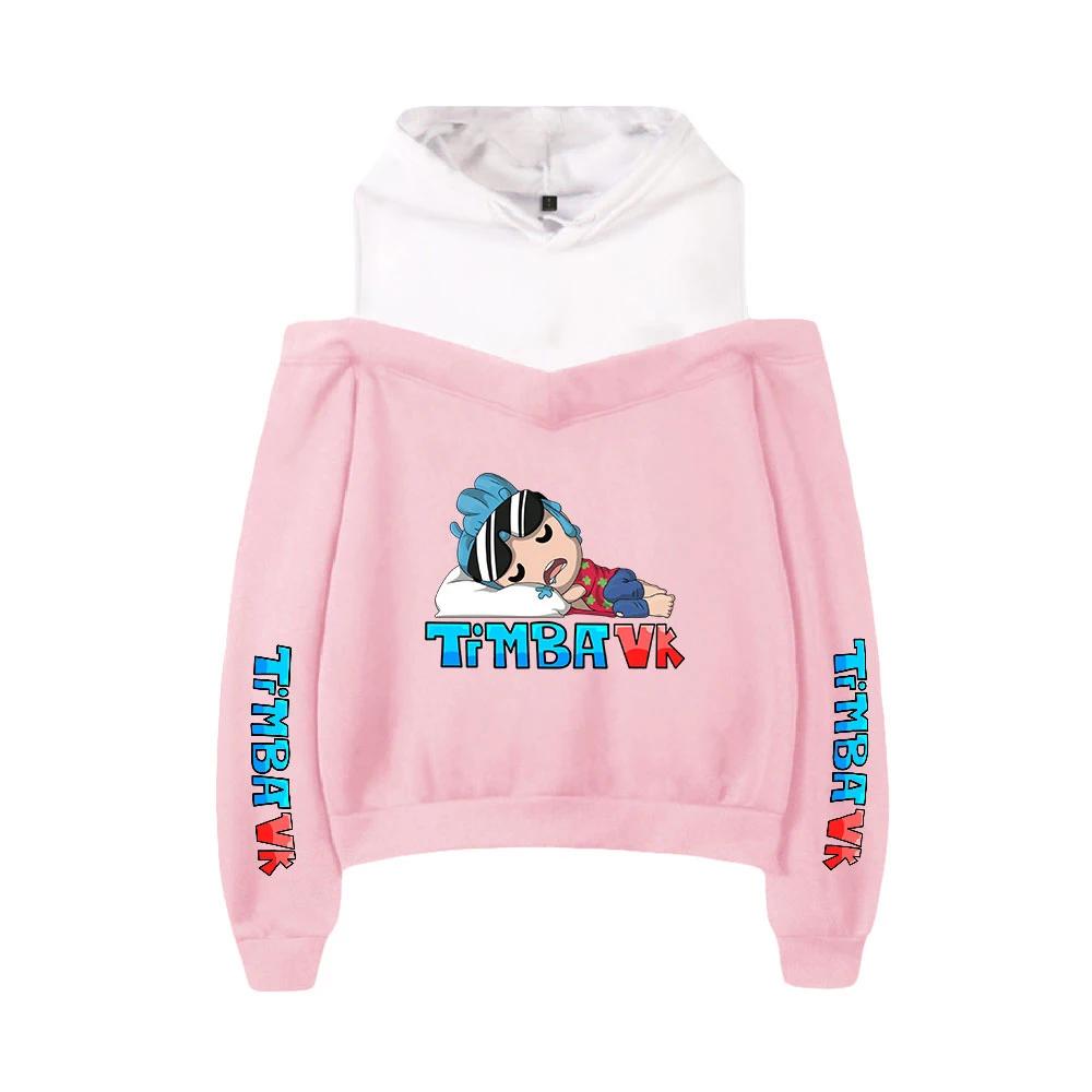 BSLNXNMA Timba Vk 2D печать женские популярные толстовки с капюшоном открытыми плечами