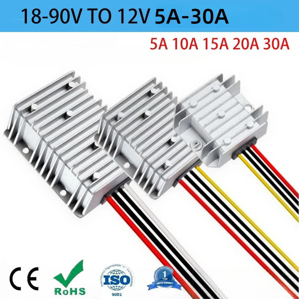 

WAOHEI Понижающий Преобразователь 18-90В в 12В