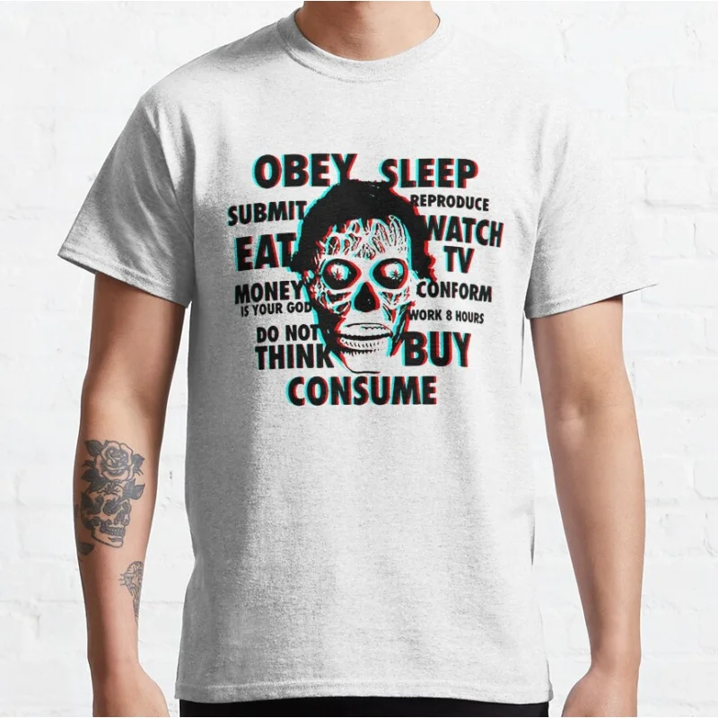 Ретро фильм ужасов Они живут едят работу повторяют дубий сон потребительские