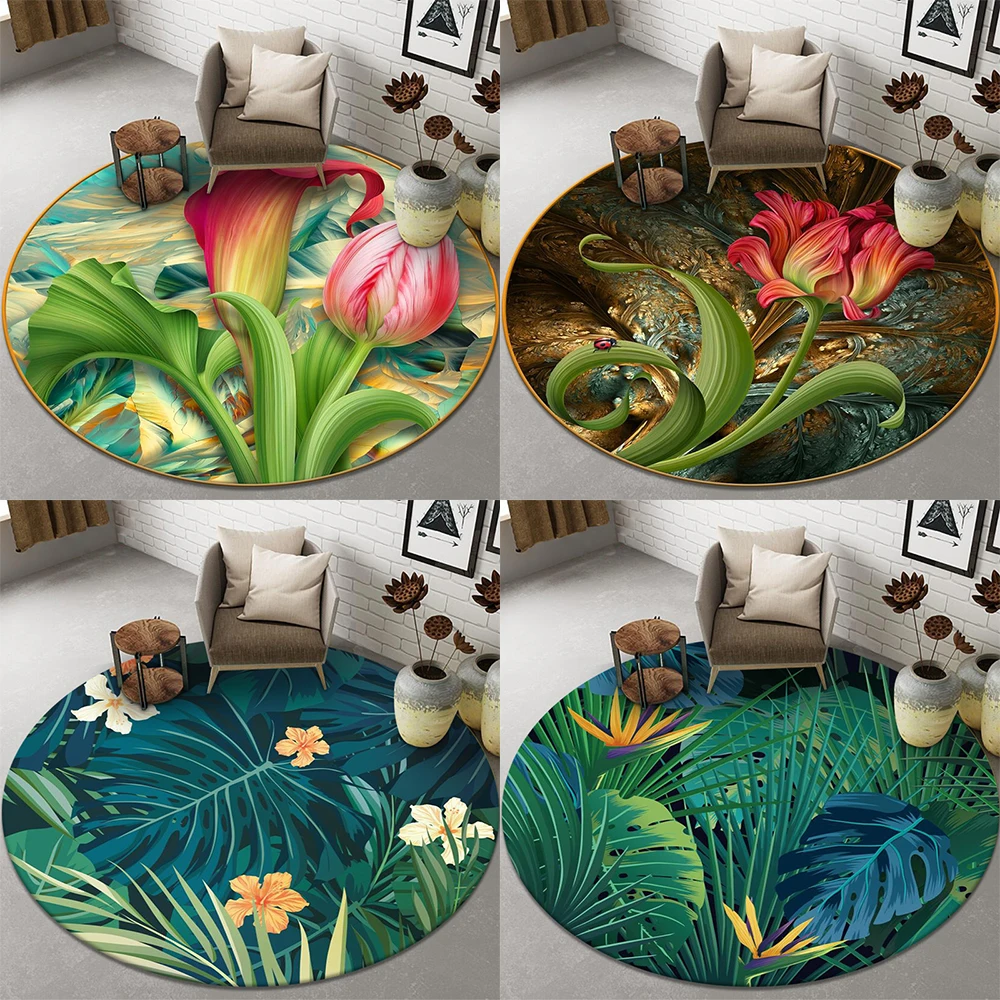 

Детский напольный коврик для игровой комнаты, спальни, фруктовых растений, домашний декор, коврик для двери, коврик для стула, томатный ковр...