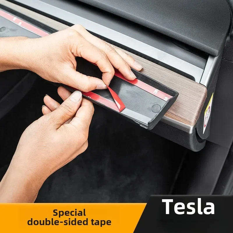 Для Tesla Model 3/Y отделка приборной панели наклейка на панель центральной консоли