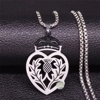 radish heart stainless steel necklaces women silver color pineapple necklaces pendants jewelry gargantilla n3310s08