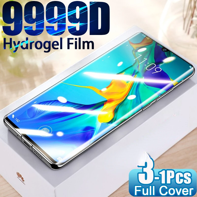 

Protector Hydrogel Film For Huawei P30 P20 P50 Pro P40Lite Protective Film For P Smart Y6 2019 Mate40 30 20 Por Not Glass