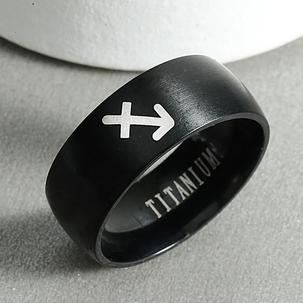Personalised 12 Zodiac Ring Aries Taurus Gemini Cancer Virgo Libra Scorpius Sagittarius Capricornus Wedding Stainless Steel