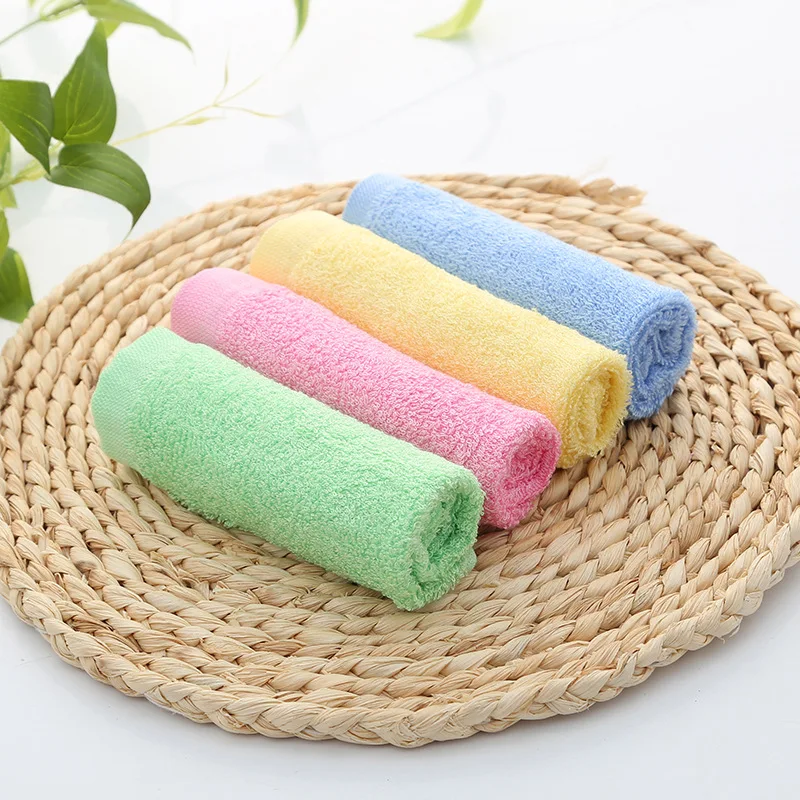 

Solid Color Gauze Cotton Square Towel Double Layer Small Towel Infant Child Saliva Towel Newborn Hand Towel Handkerchief Towel