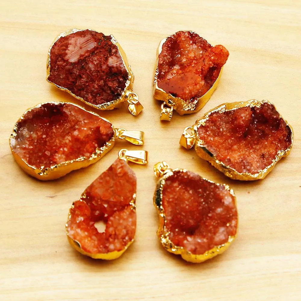 4 шт./партия, подвеска из натурального агата