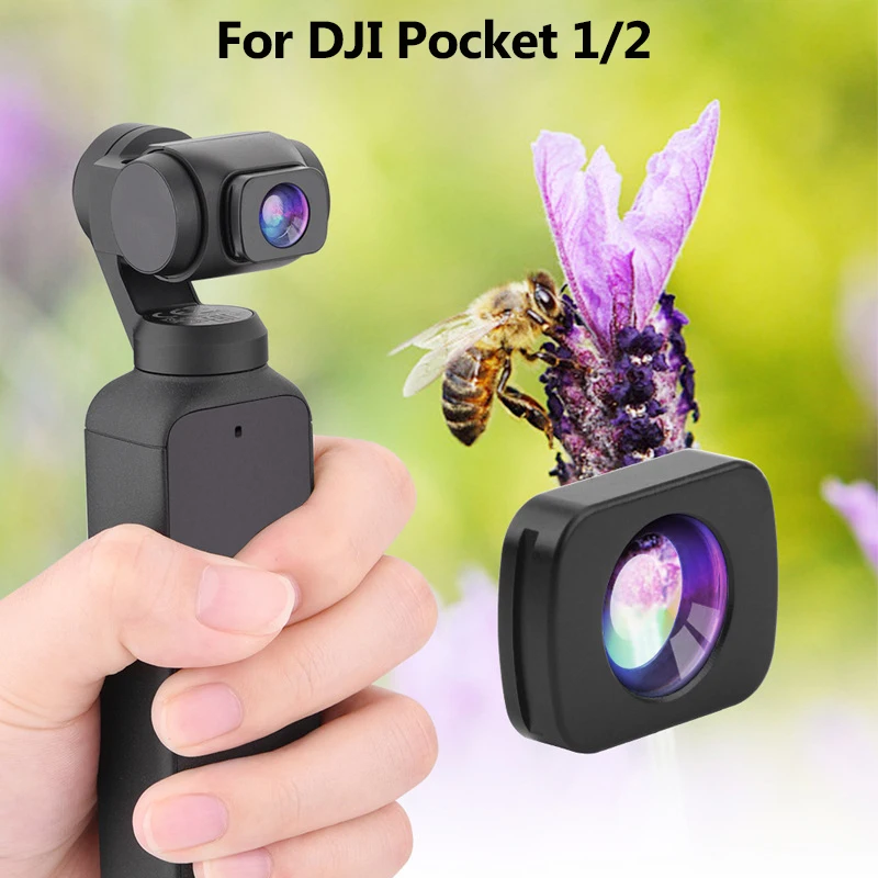 

Магнитный широкоугольный макрообъектив «рыбий глаз» для DJI Pocket 2 Vlog