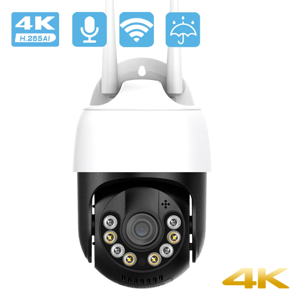 

8MP 5MP HD Audio PTZ WiFi Camera Motion Detection 1080P Smart CCTV Security IP Camera Auto Tracking Video Surveillance P2P ONVIF
