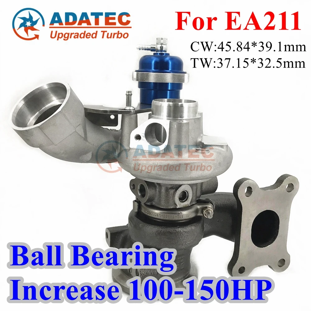 Обновление EA211 KP38 Hybrid Turbo для Audi A3 Q3 1.4 TSI Golf Passat CSSA CSTA DBVA Турбокомпрессор 163897000000 4Е
