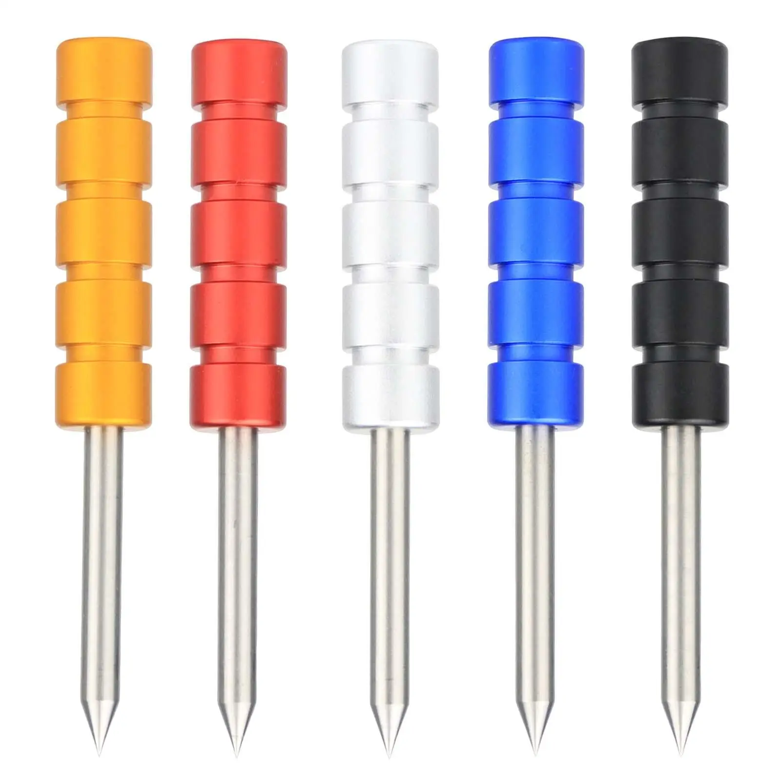 

Stainless Steel Golf Divot Repair Tool Fork Equipment Pitch Mark Removable Multifunctional for Putting Green Men