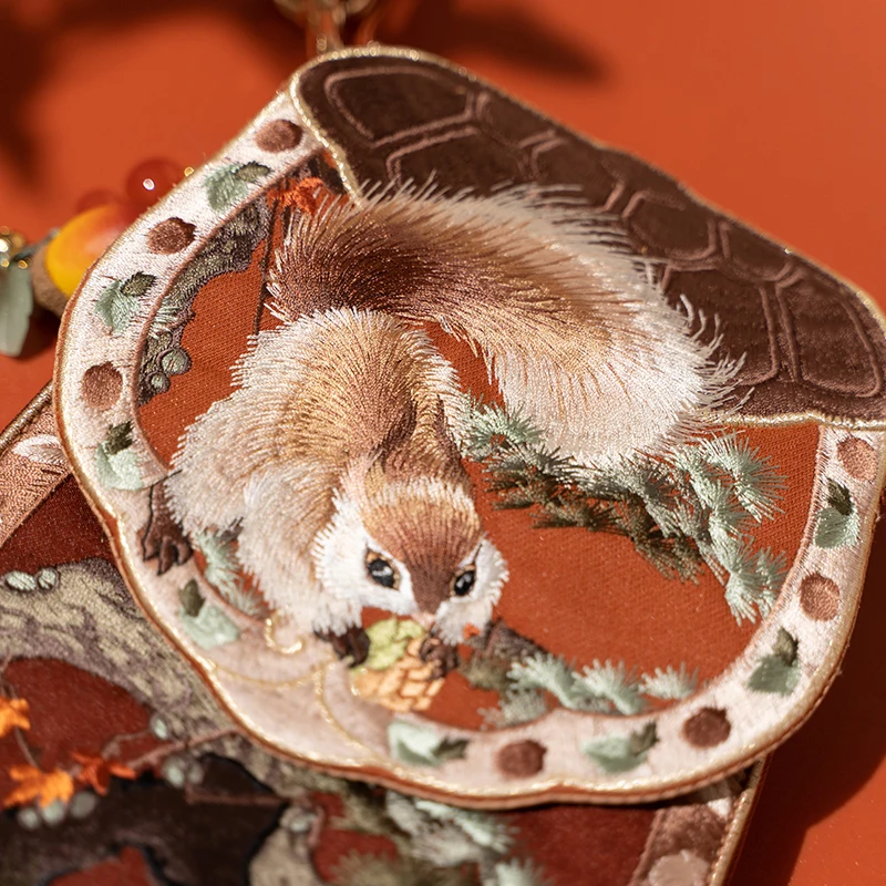 Сумка Hanfu в китайском стиле с вышивкой Eassel ретро сумка для монет кошелек девушек