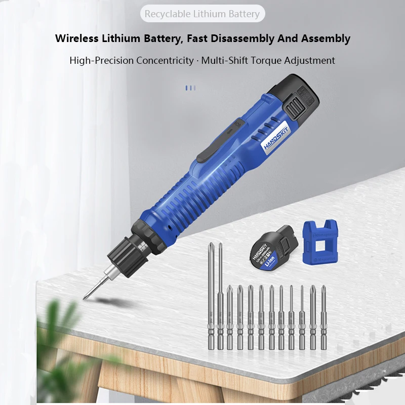12 В литиевая перезаряжаемая Беспроводная электрическая отвертка, набор бытовых электрических инструментов, промышленный прецизионный набор электрических отверток 12 В литиевая перезаряжаемая Беспроводная электрическая отвертка, набор бытовых электрических инструментов, промышленный прецизионный набор электрических отверток