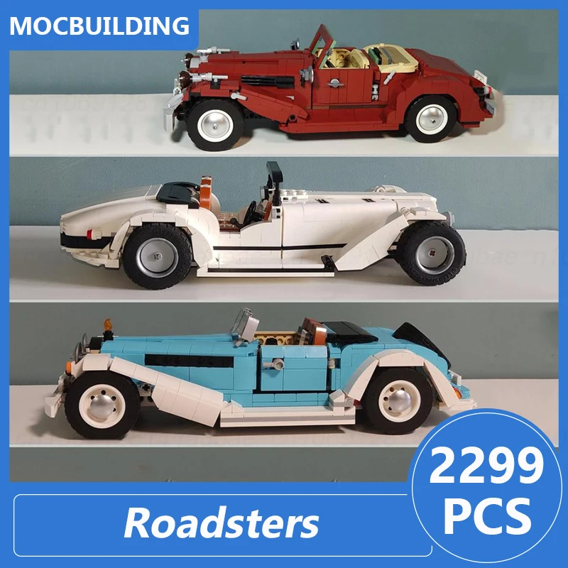 

Roadsters Series Model Moc Building Blocks Diy Assemble Bricks Educational Creative Transportation Children Toys Gifts 2299PCS