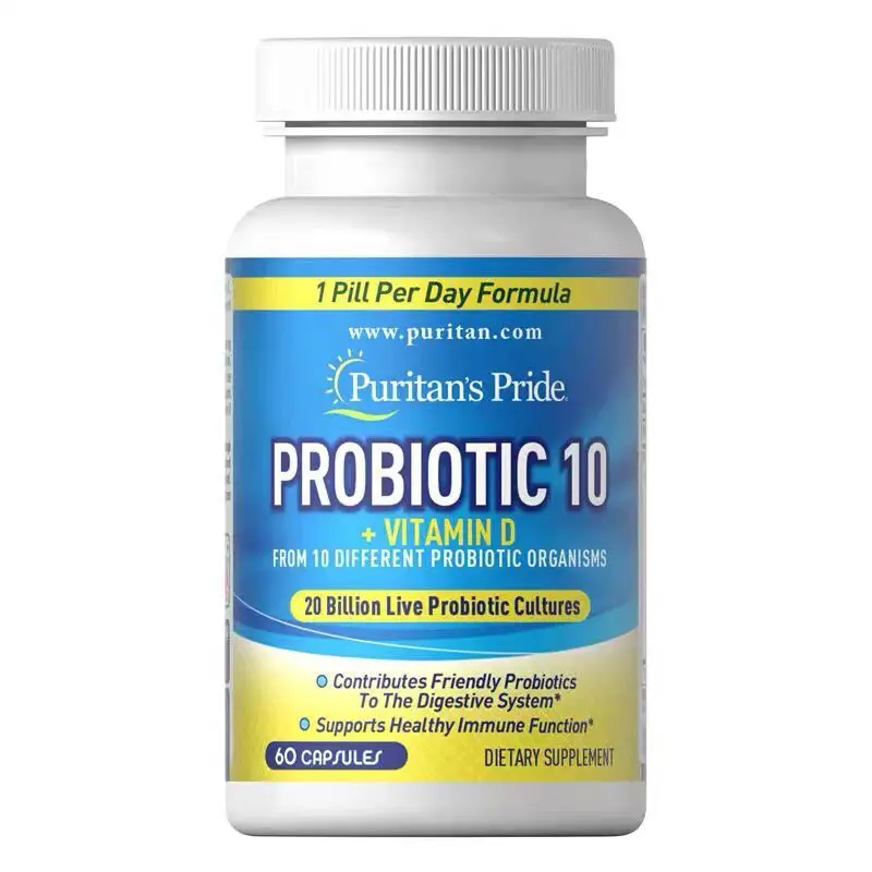From 10 Different Probiotic Organisms 20 Billion Live Probiotic Cultures 120PCS