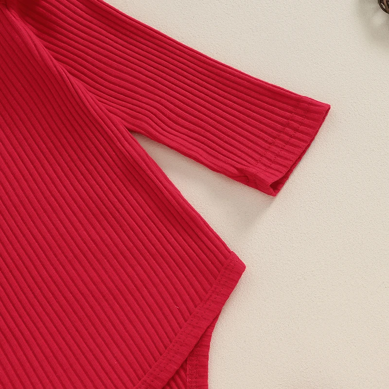 

3 шт./комплект, Детский комбинезон с длинным рукавом и оборками