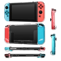 universal pc transparent protector case for nintendo nintend switch ns nx cases hard clear back cover shell coque ultra thin bag