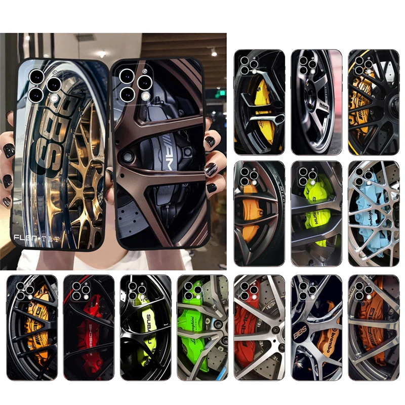 

Phone Case For iphone 14 Pro Max 13 12 11 Pro Max XS XR X 12mini 7 8 14 Plus SE Sports Car Wheel Tire Speed Case Funda