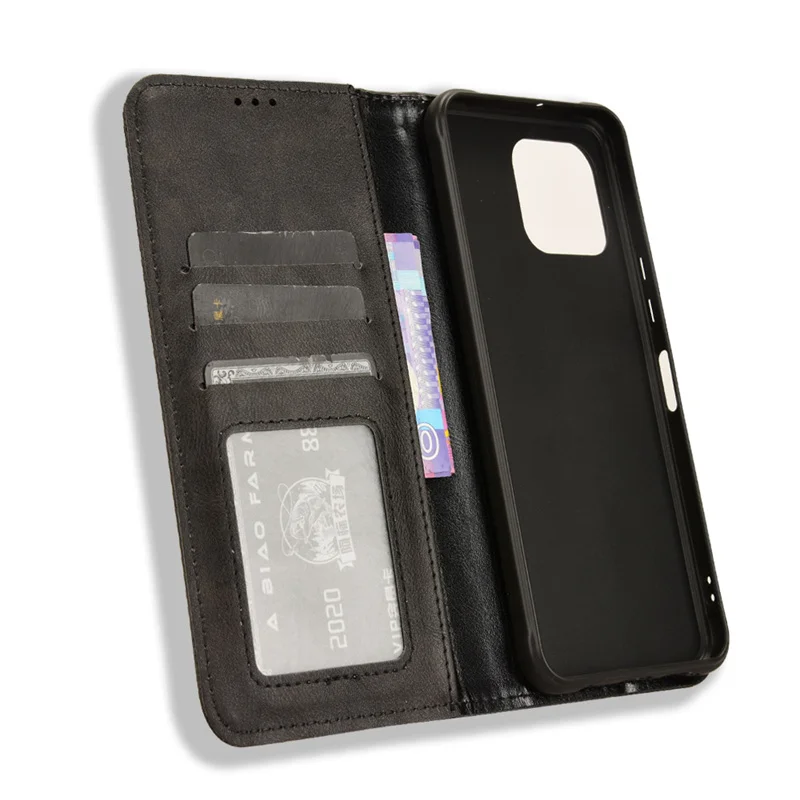 Для Umidigi G5 Mecha 2023 чехол Магнитная Подключаемая карта из искусственной кожи