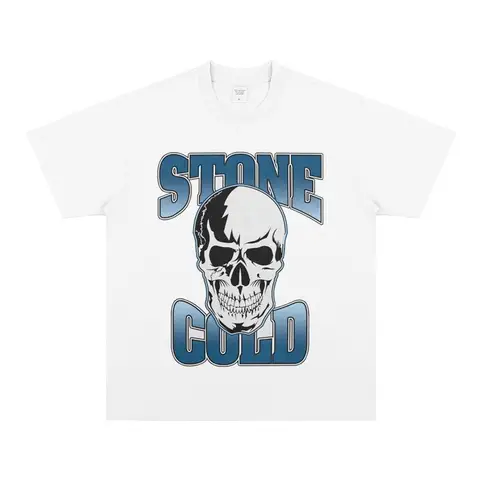Хлопковая Футболка Stone Cold Steve Austin WWE С Короткими Рукавами, Уличная Одежда В Стиле Ретро
