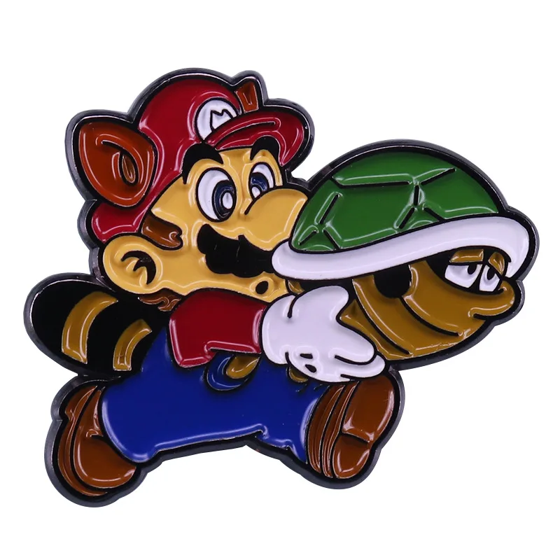 

Turtle and Grandpa Jewelry Gift Needle Wrap Lapel Fashionable Creative Cartoon Brooch Lovely Enamel Badge Clothing Accessories