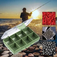 compartments waterproof container case fishing lure tackle fishing tools fishing tackle boxes hook bait storage box