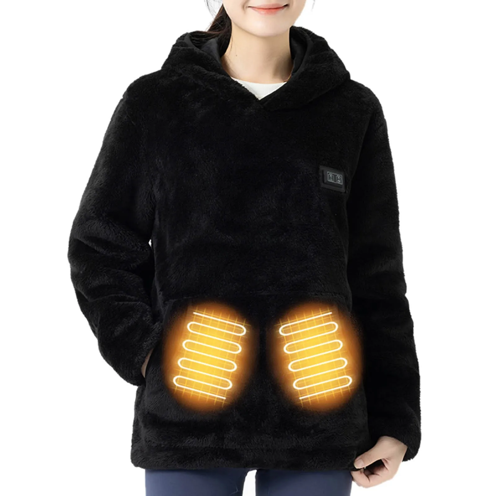 

Oversized Winter Jackets for Women Women Coral Fleece Heated Sweater Heated Cotton Clothes Warm Heated Coat