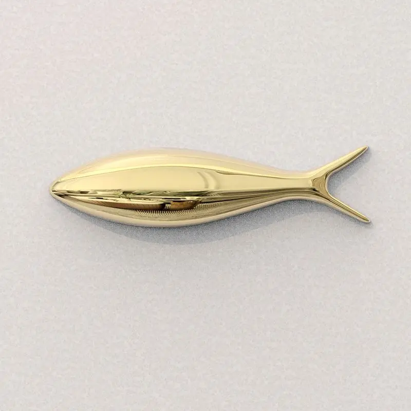 

3D наклейка рыба пластик