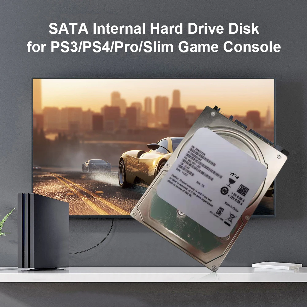 Внутренний жесткий диск с интерфейсом SATA 300 м/с для Sony PS3/PS4/Pro/Slim игровая консоль