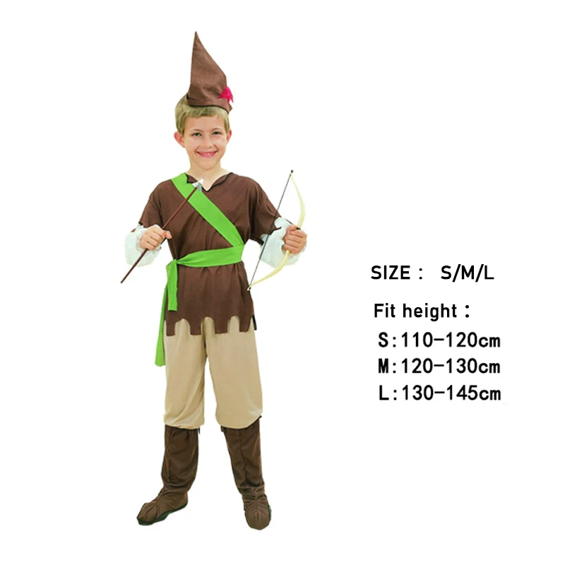 Детский костюм для косплея Hunter Warrior Питера Пэна из фантастических сказок