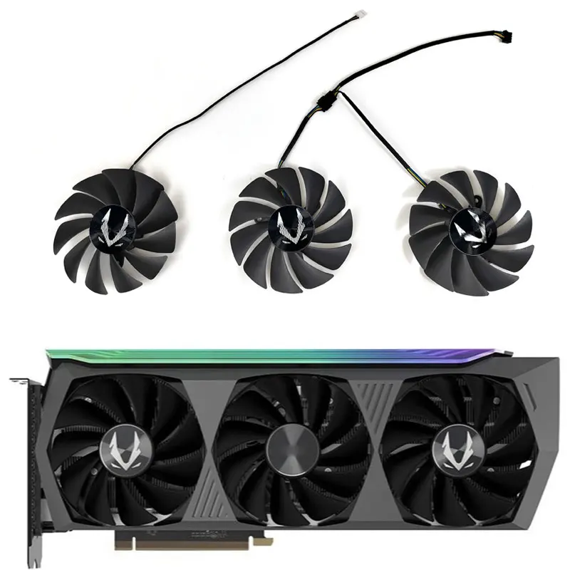 

Вентилятор GA92S2U RTX 3070TI, охлаждающий вентилятор для видеокарты ZOTAC GAMING GEFORCE RTX 3080 3080TI 3090 А, 87 мм, 4 контакта