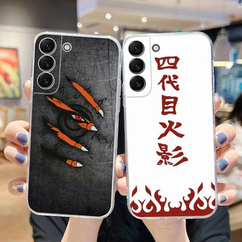 

Anime Uzumaki Naruto Toys Phone Case For Samsung Galaxy S22 S21 Ultra S20 S30 FE S8 S9 S10 5G Plus Lite Soft Transparent Cover