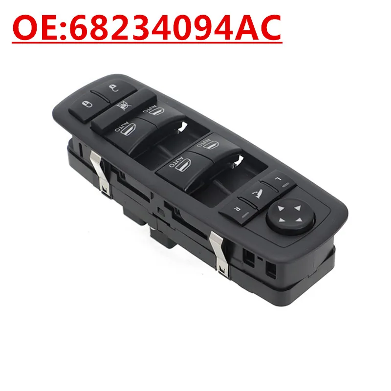 

OE:68234094AC 68234094AD 68234094AA Для Chrysler Pacifica 2017-2021, запчасти Dodge, переключатель стеклоподъемника, кнопка управления электростеклоподъемником