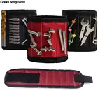 Магнитный браслет, ручная обмотка инструментов, наручный держатель винтов электрика для домашнего ремонта, 1 шт.