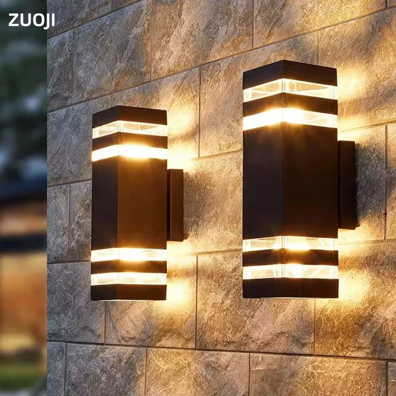 Водонепроницаемый Уличный Настенный Светильник E27 Светодиодная Лампа В