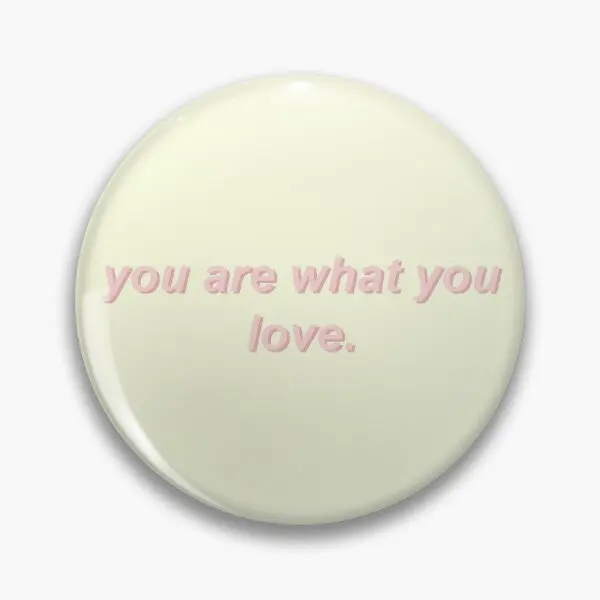 You Are What Love Мягкая пуговица воротник мультяшная булавка на лацкан значок