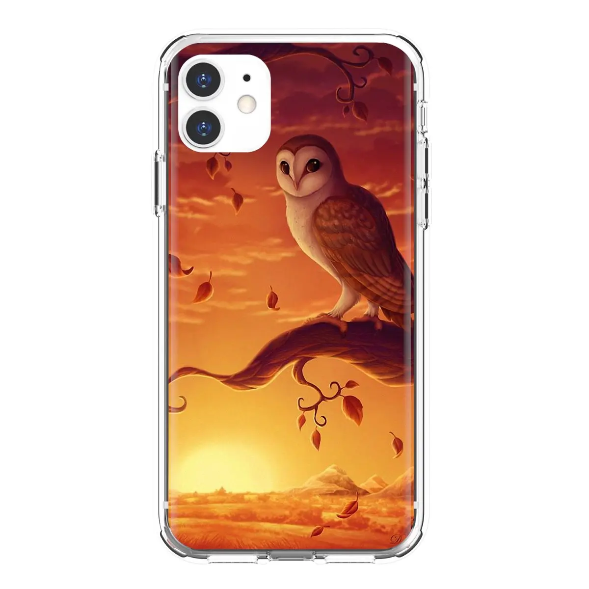 Мягкий кожаный чехол в стиле ретро с изображением совы и животных для Huawei Nova 2 2i 3 3i