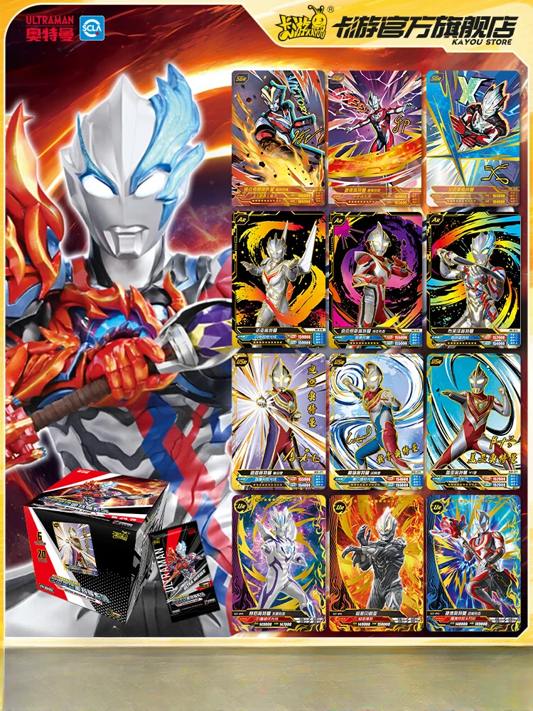 Карта Ультрамен KAYOU легендарная версия карта памяти США Редкая коллекционная 22 23