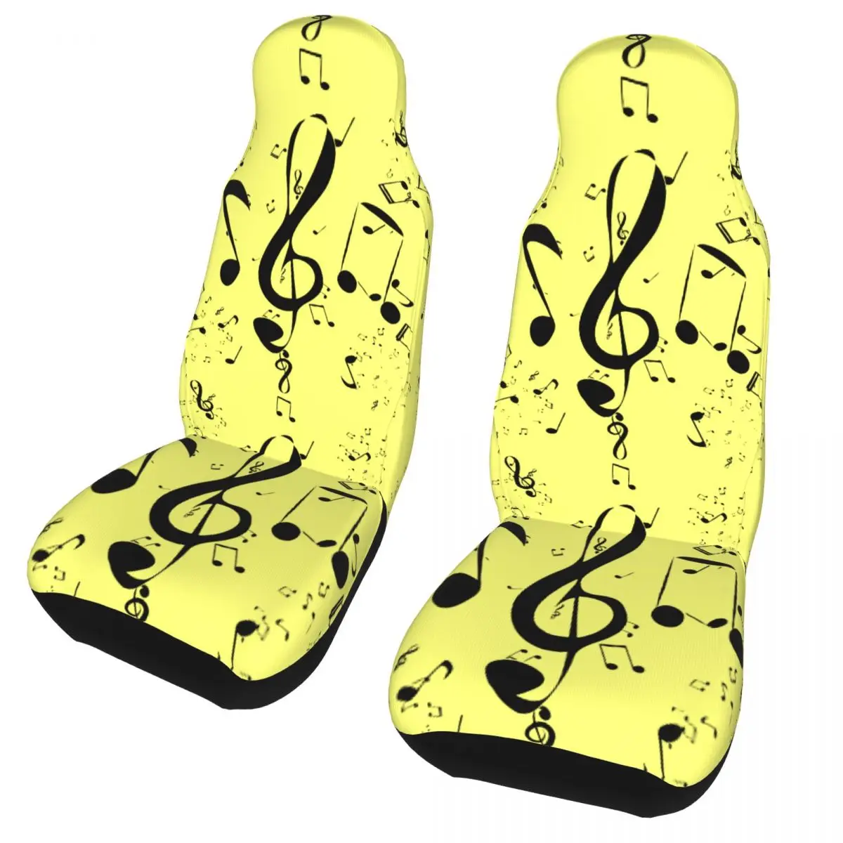 

Wonderful Simple Design Of Musical Note Universal Car Seat Cover Protector Interior Accessories AUTOYOUTH Melody Seat Cover