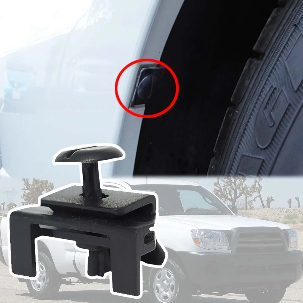 

Вкладыш для бампера автомобильного брызговика, вставка, зажим для грязевого клапана, модель 47749-58010 для Toyota Tacoma N220 N240 N260 2005 2006 2007 2008 - 2015