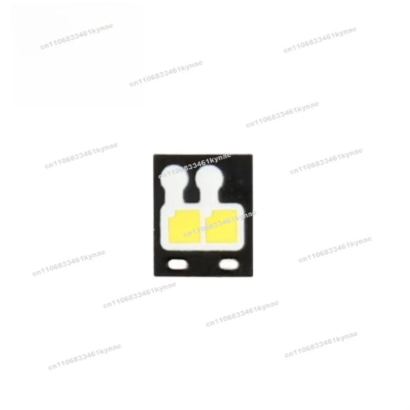 Фото Комплект эпоксидной смолы для черных плоских светодиодов SMD 6.5V 9W Ultra White 5500K KW H2L531 для фар №1