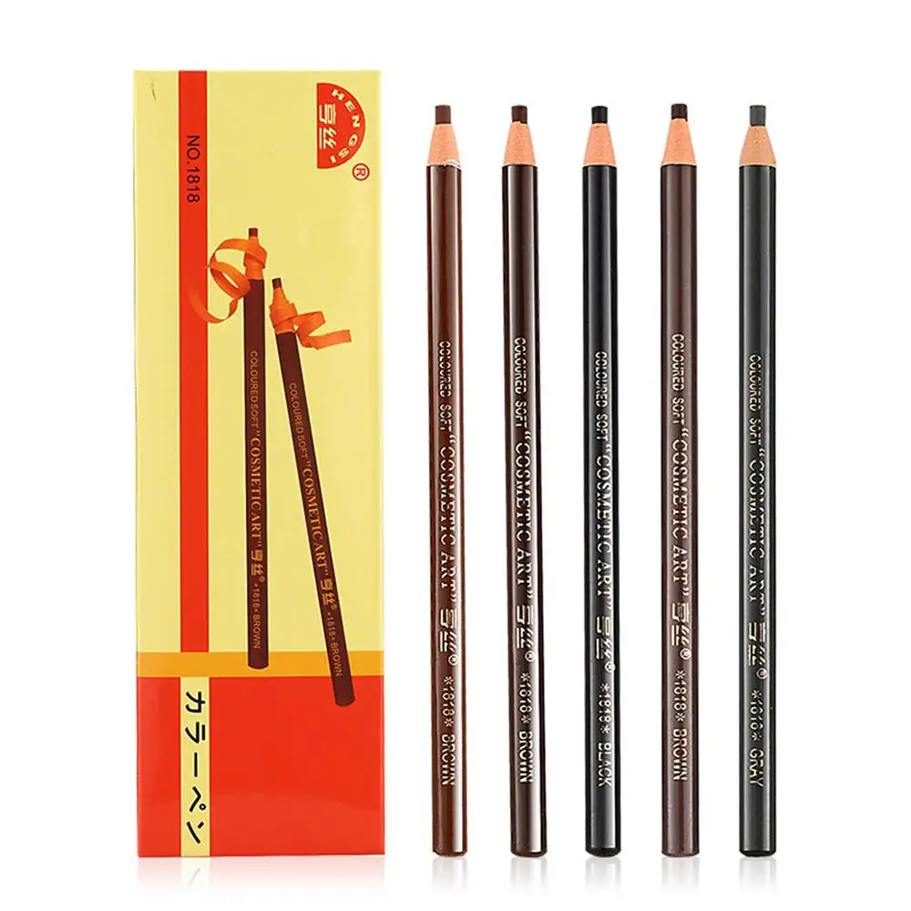 

1PC Microblading Women Makeup Eyebrow Pencil Waterproof Brown Eye Brow Tattoo Dye Tint Pen Liner Long Lasting Eyebrow TXTB1