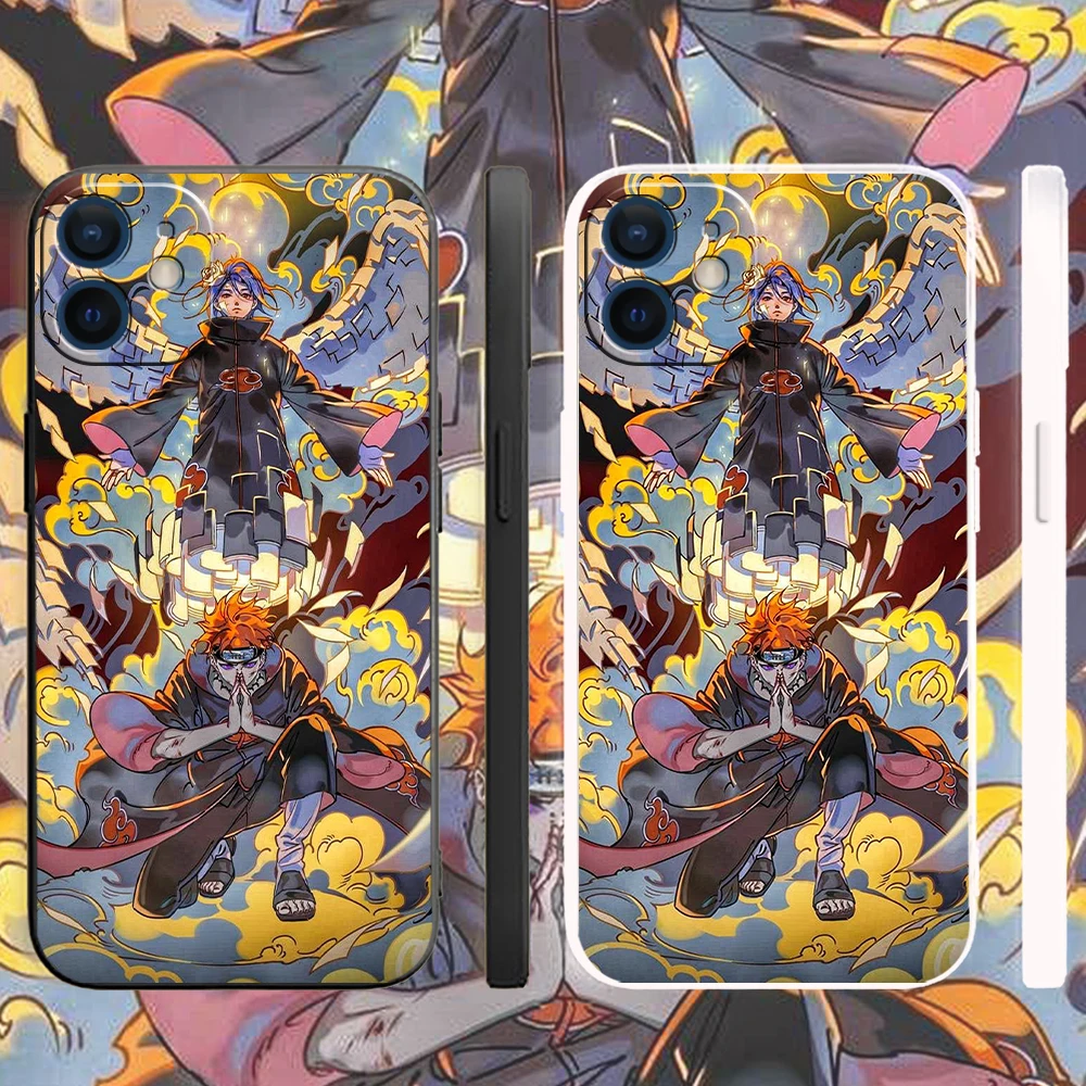 

NARUTO Phone Case For iPhone 11 12 13 Pro Max Mini X XR XS MAX SE 2020 8 7 6 6S Plus 5 Soft Silicone TPU Back Cover Anime Funda