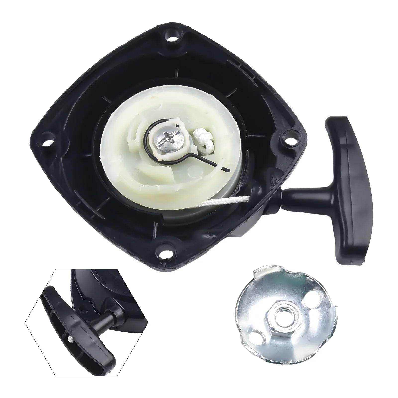 Шкив стартера возврата быстрый запуск двигателя смола металл плавный старт